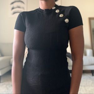 Balmain buttoned knit top